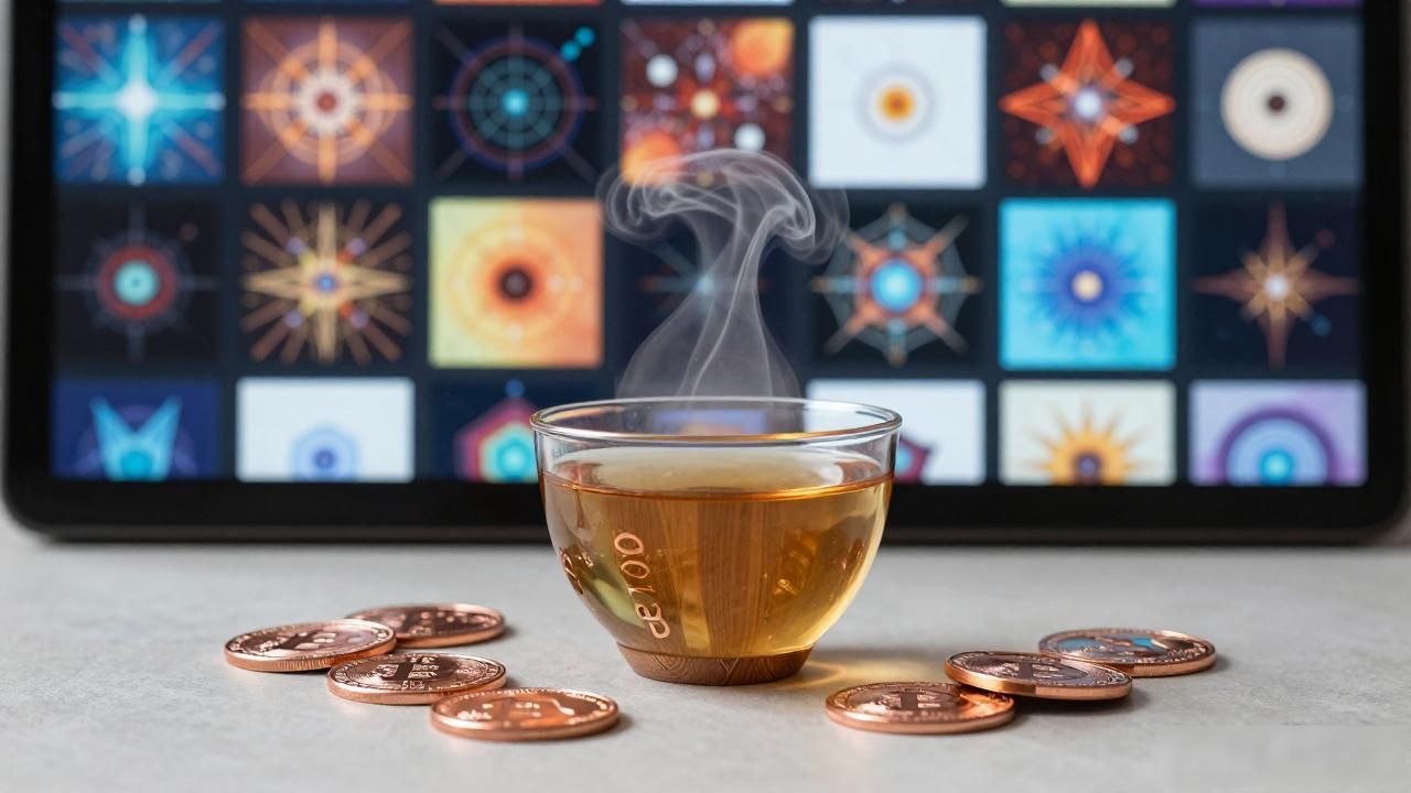 每日数字货币欣赏：别光盯K线，泡杯茶看看链上新东西