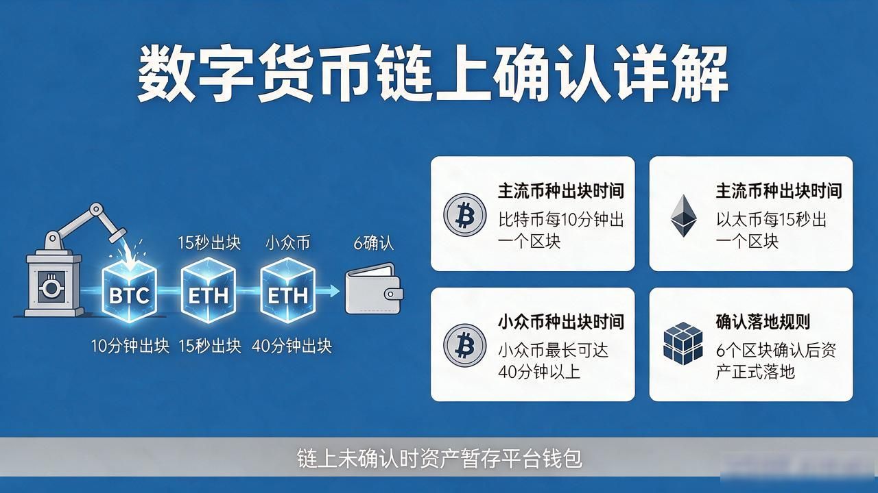 数字货币怎么到账？从下单扣款、链上确认到提币出金，每一步讲清楚