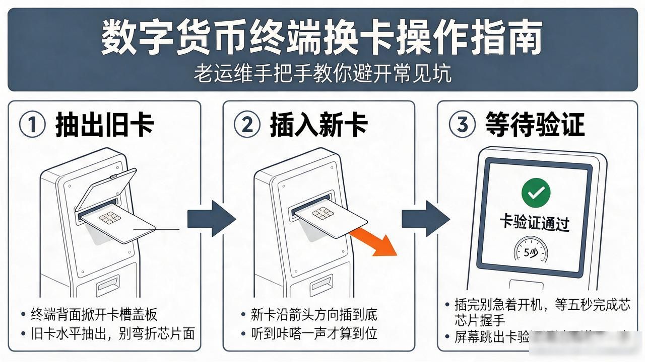 数字货币终端换卡到底怎么操作？老运维手把手教你避开常见坑