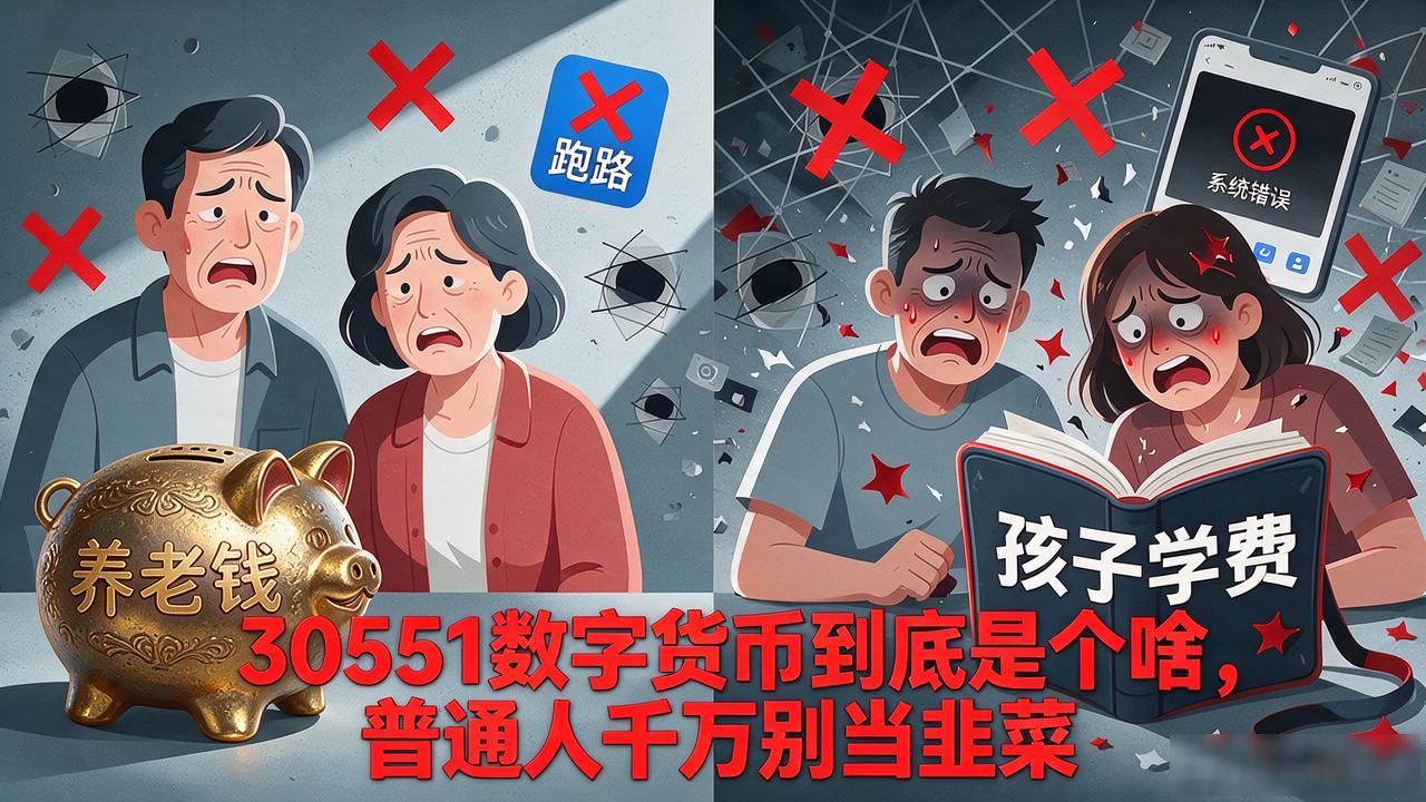 30551数字货币到底是个啥，普通人千万别当韭菜