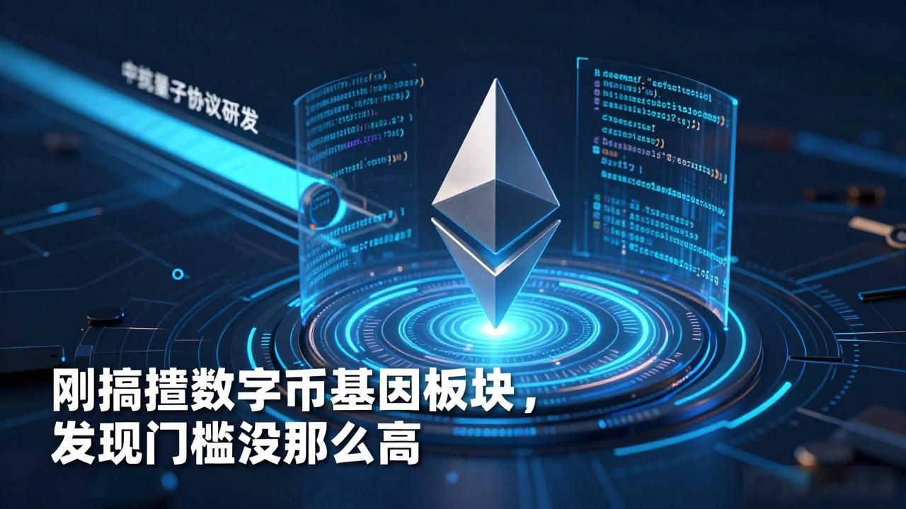 刚搞懂数字货币基因板块，才发现门槛没那么高