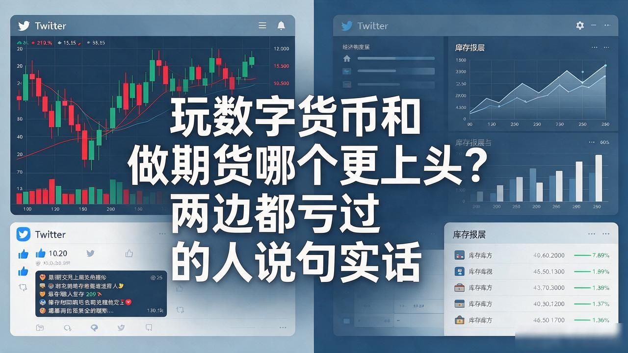 玩数字货币和做期货哪个更上头？两边都亏过的人说句实话