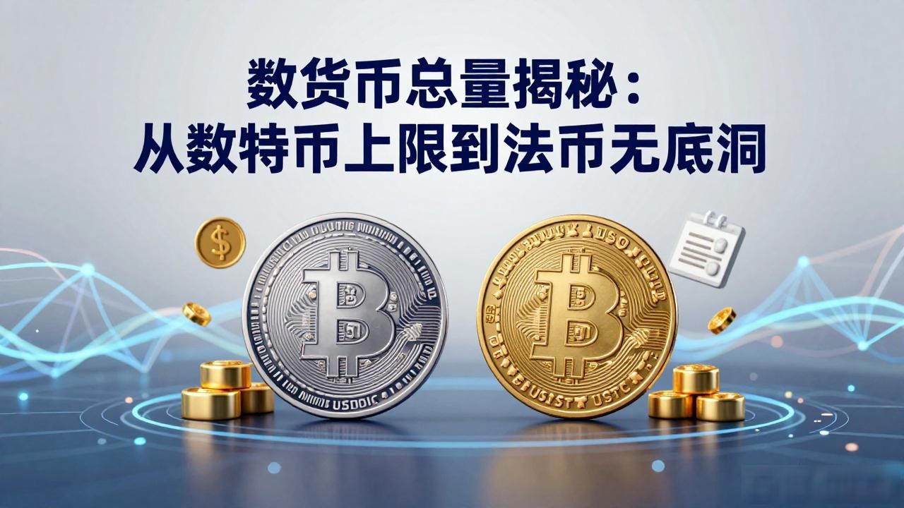 数字货币总量揭秘：从比特币上限到法币无底洞