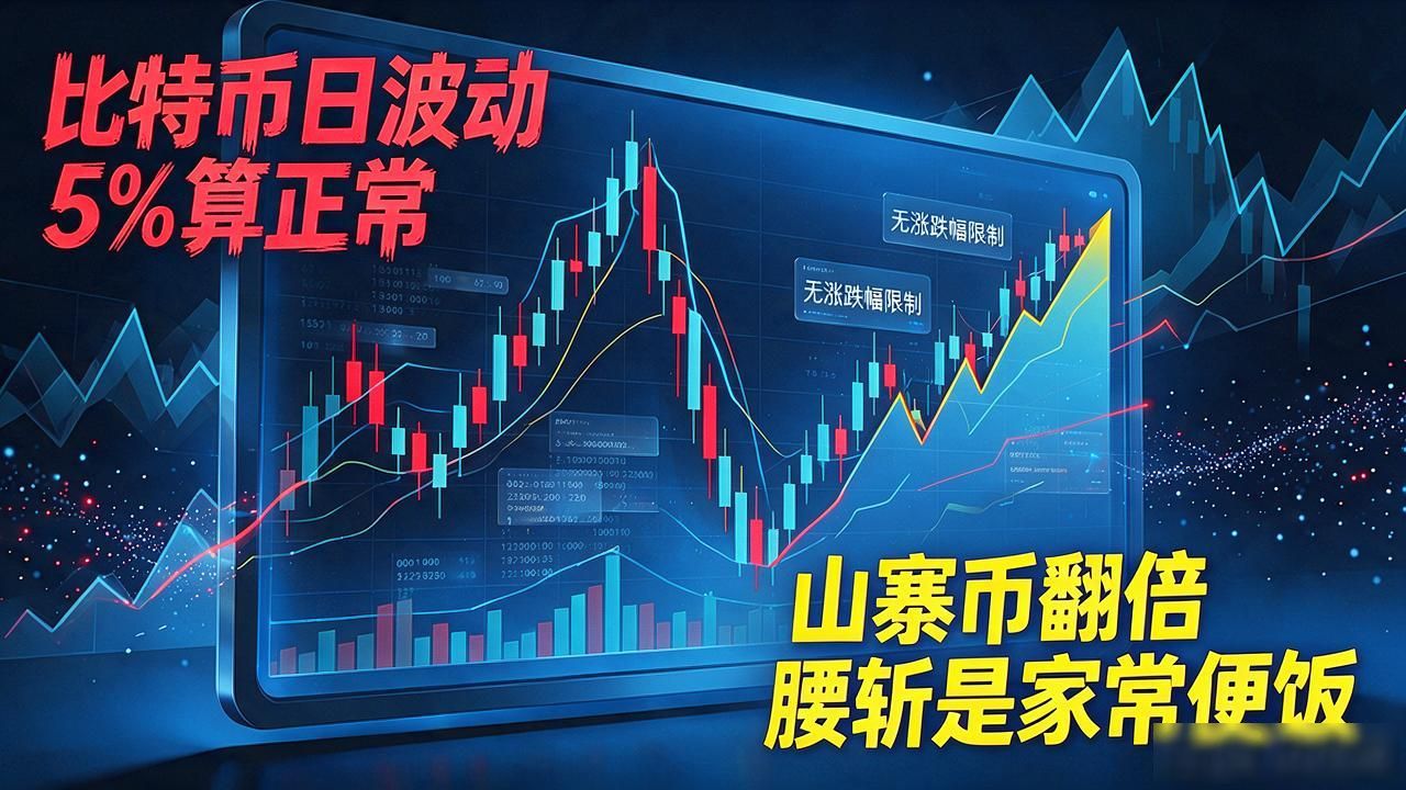 数字货币市场的特征：7×24不关门，波动是股市十倍，别硬套