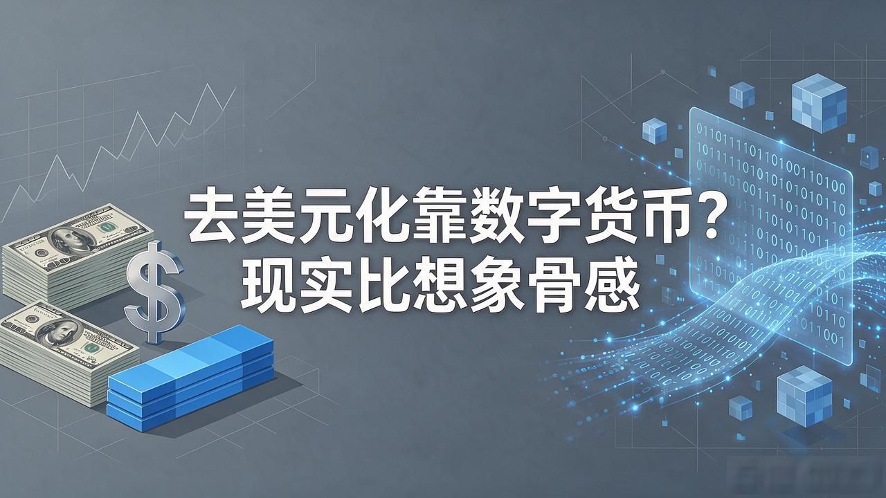 去美元化靠数字货币?现实比想象骨感