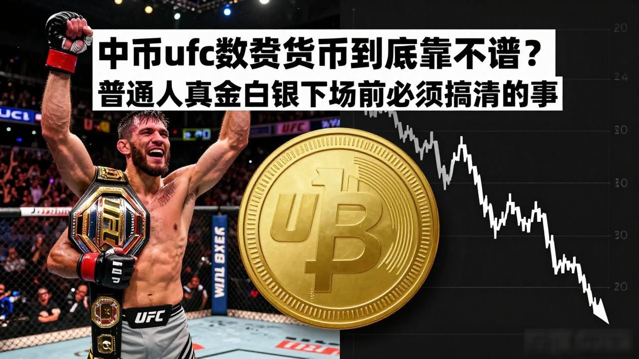 中币ufc数字货币到底靠不靠谱？普通人真金白银下场前必须搞清的事