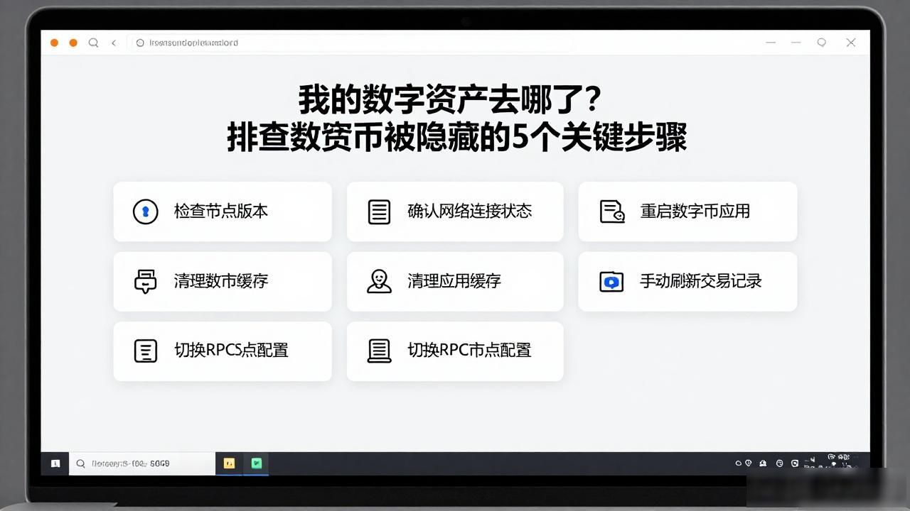 我的数字资产去哪了？排查数字货币被隐藏的5个关键步骤