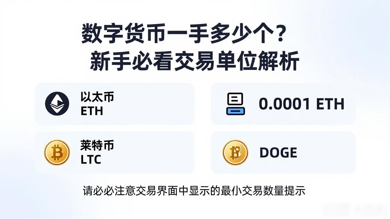 数字货币一手是多少个？新手必看交易单位解析