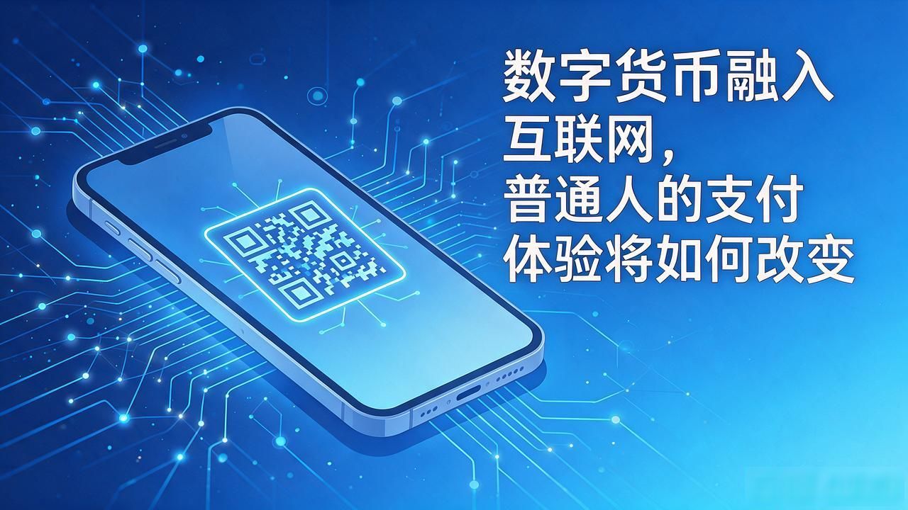 数字货币融入互联网，普通人的支付体验将如何改变