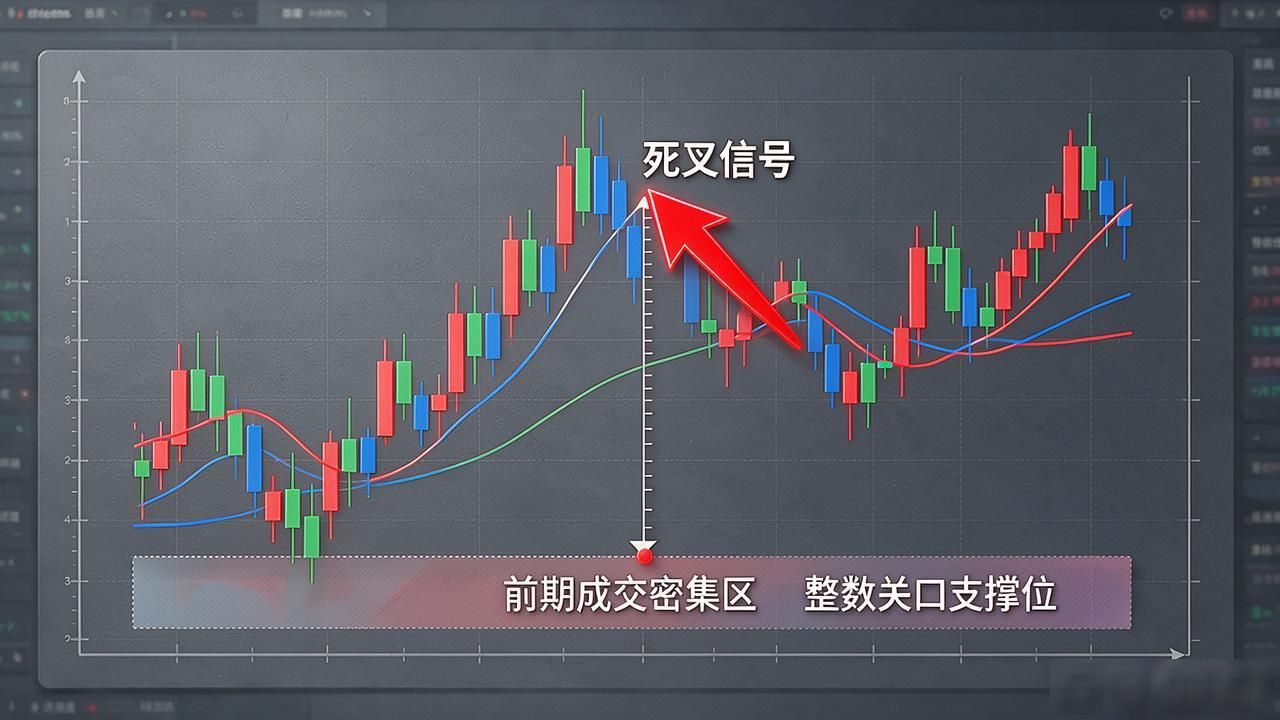 数字货币走势死叉出来了,我一般不当天动手,等一个确认信号