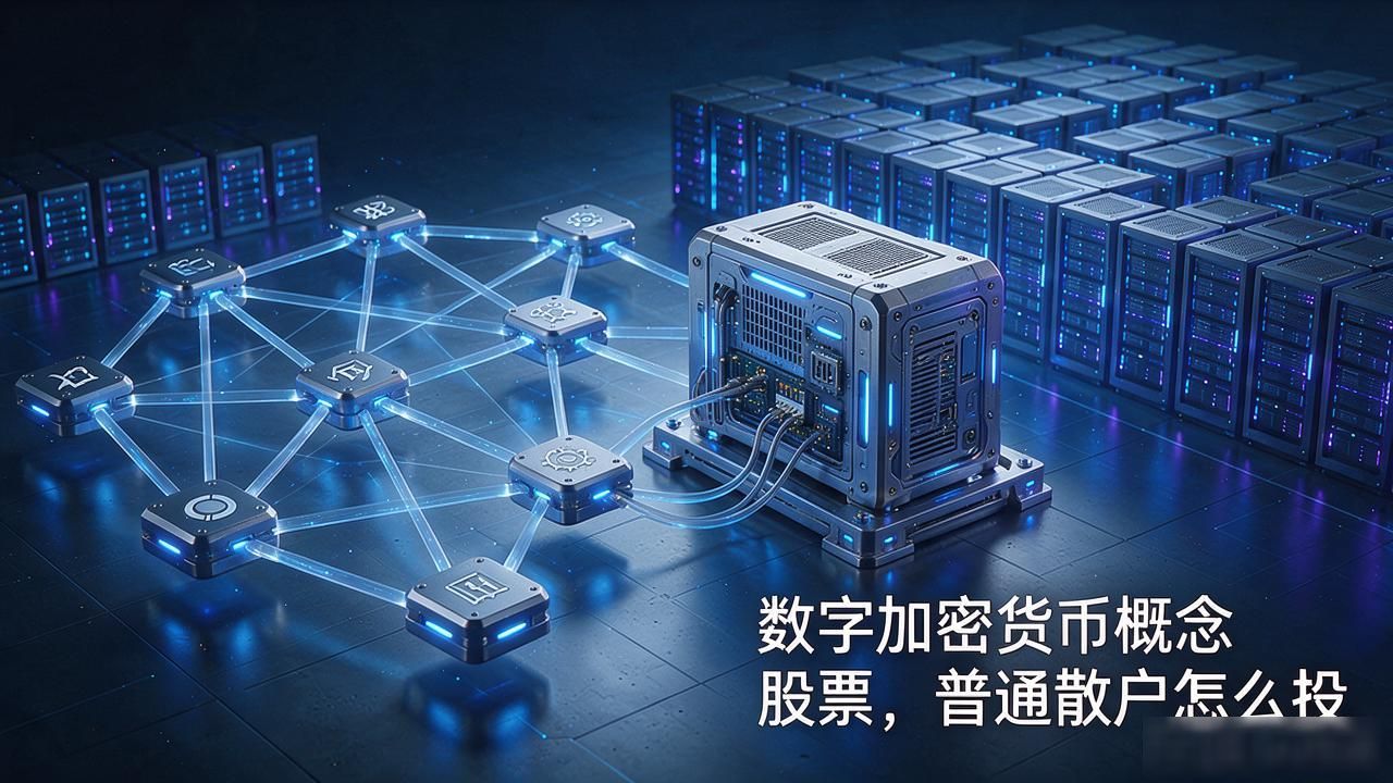 数字加密货币概念股票，普通散户怎么投