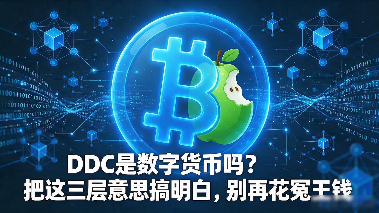 DDC是数字货币吗？把这三层意思搞明白，别再花冤枉钱