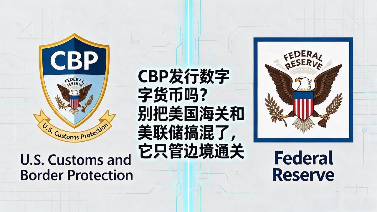 CBP发行数字货币吗？别把美国海关和美联储搞混了，它只管边境通关