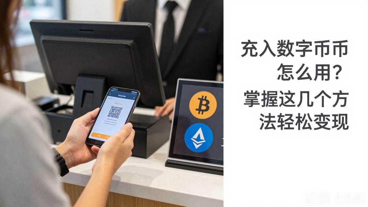 充入数字货币后怎么用？掌握这几个方法轻松变现