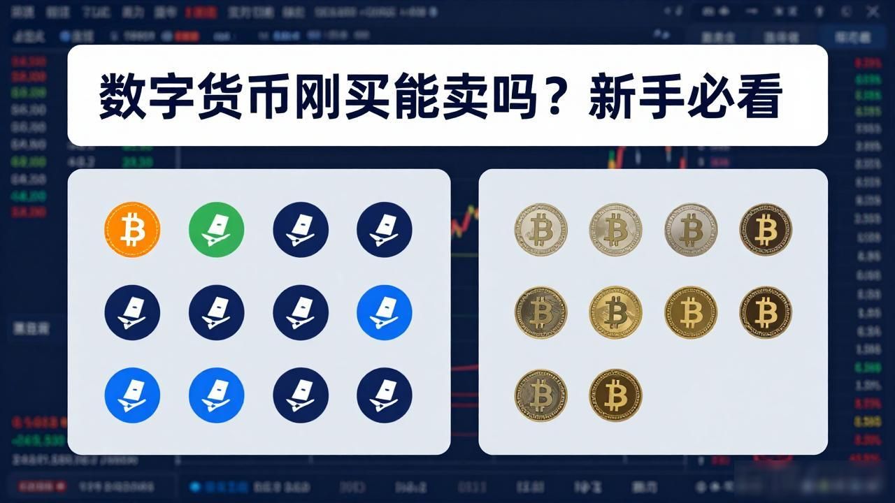 数字货币刚买能卖吗？新手必看