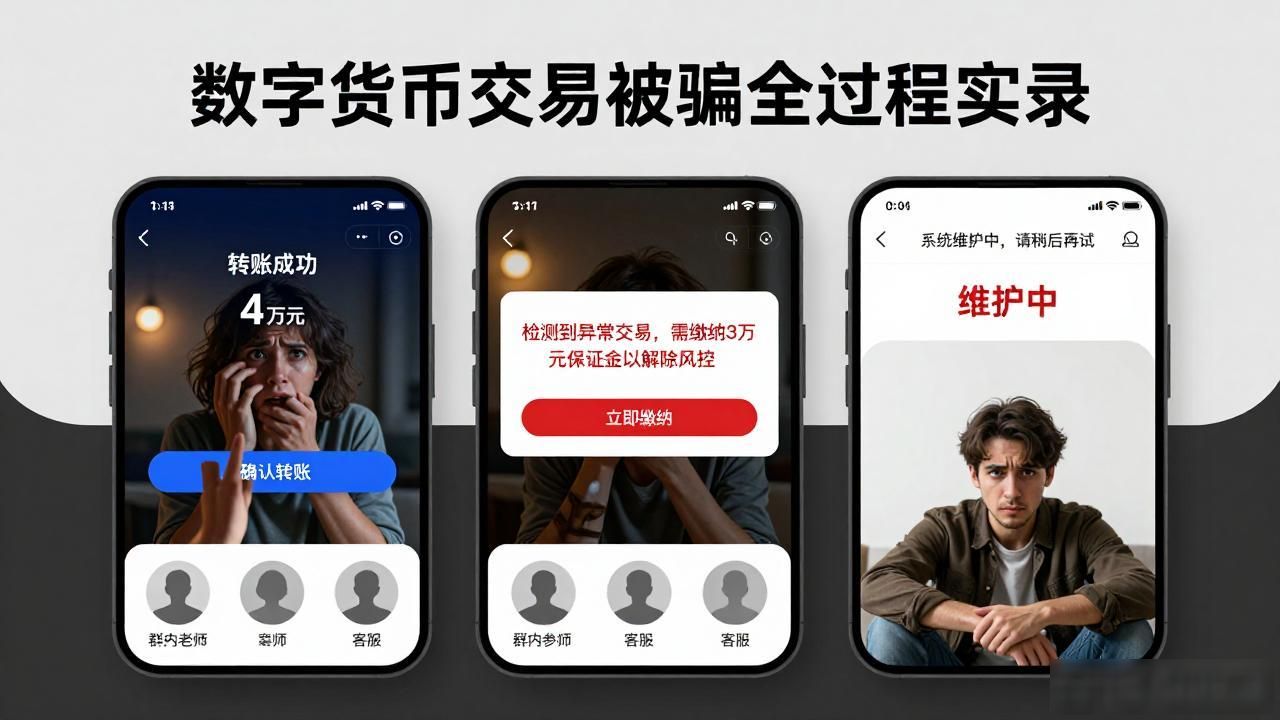 数字货币交易被骗全过程实录