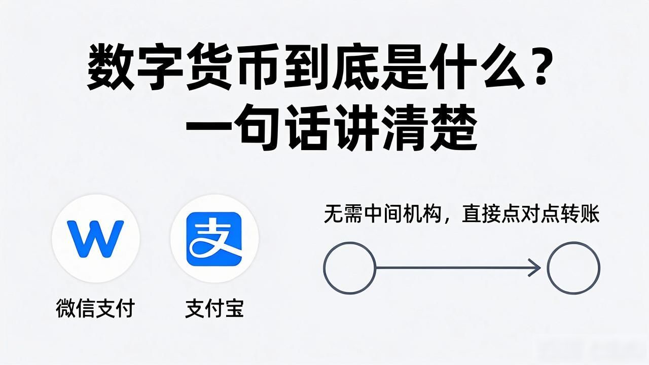 数字货币到底是什么？一句话讲清楚