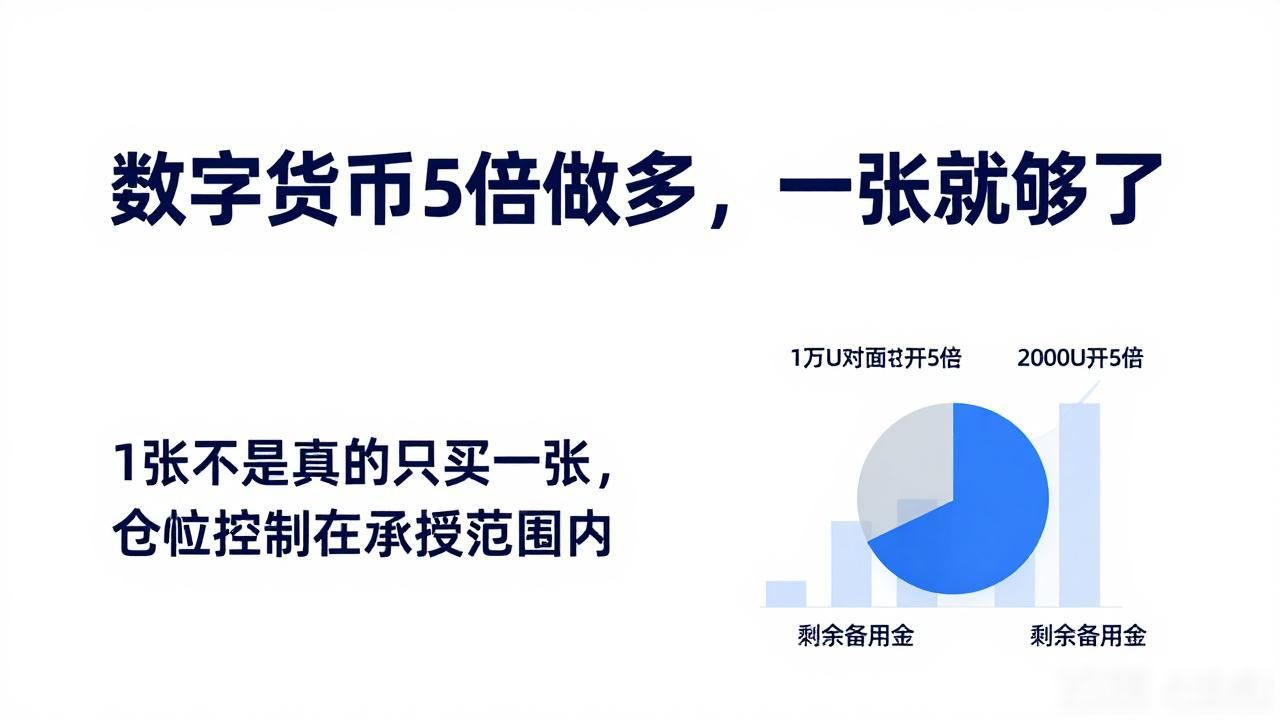 数字货币5倍做多，一张就够了