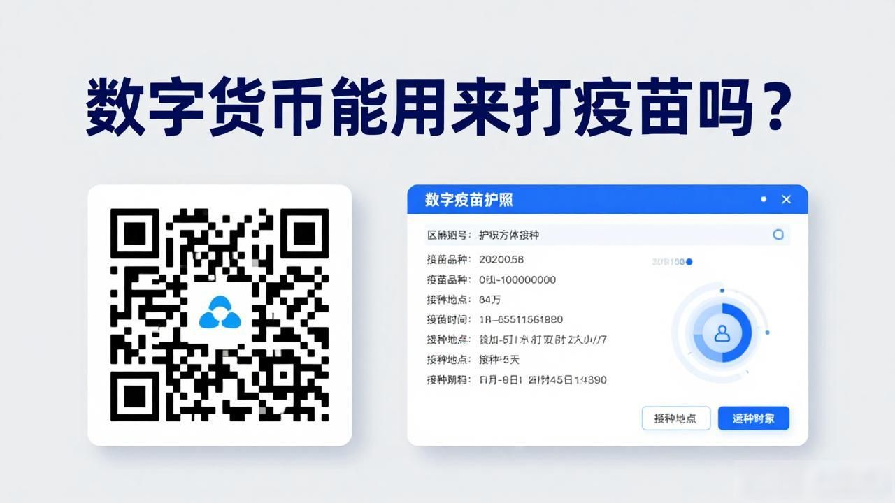数字货币能用来打疫苗吗？