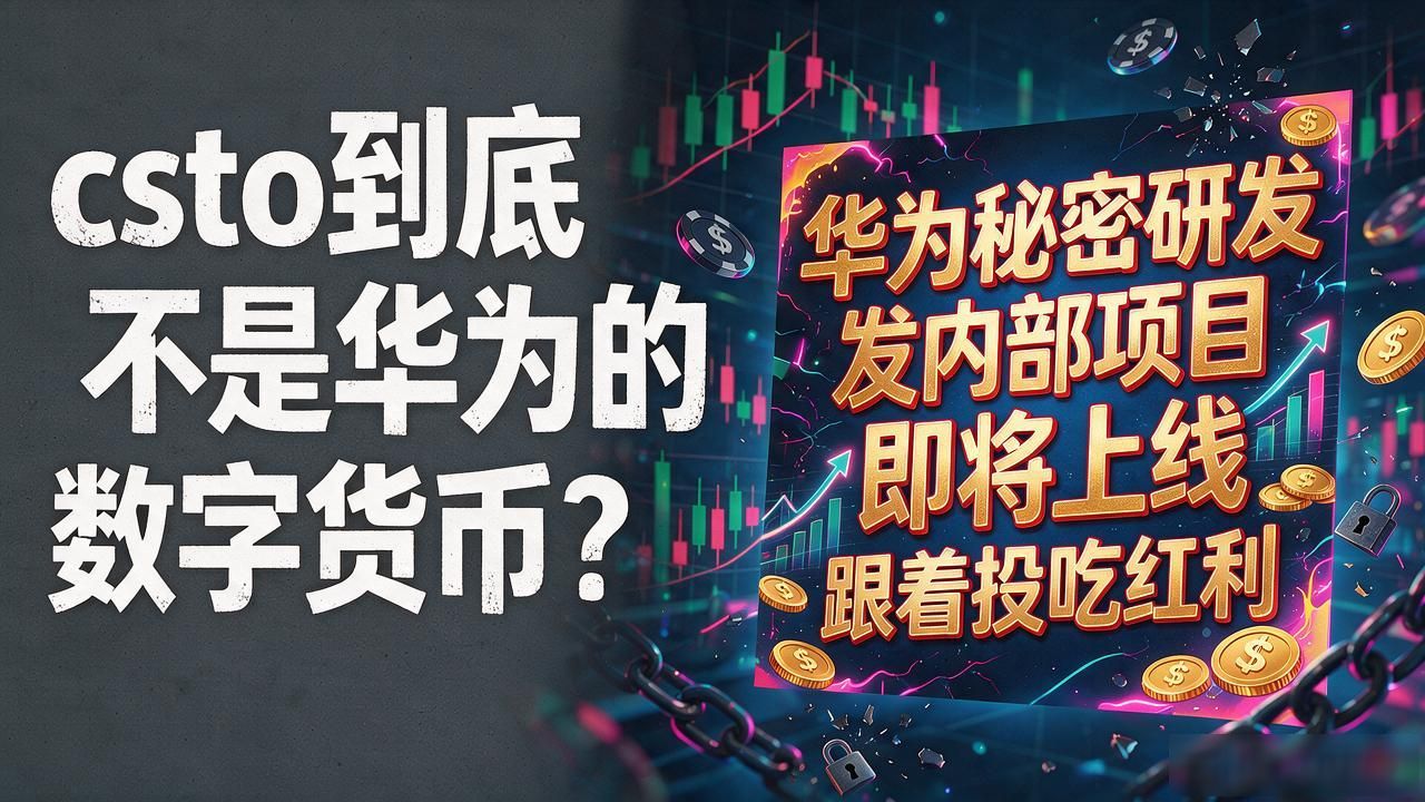 csto到底是不是华为的数字货币？查了一圈，答案很清楚