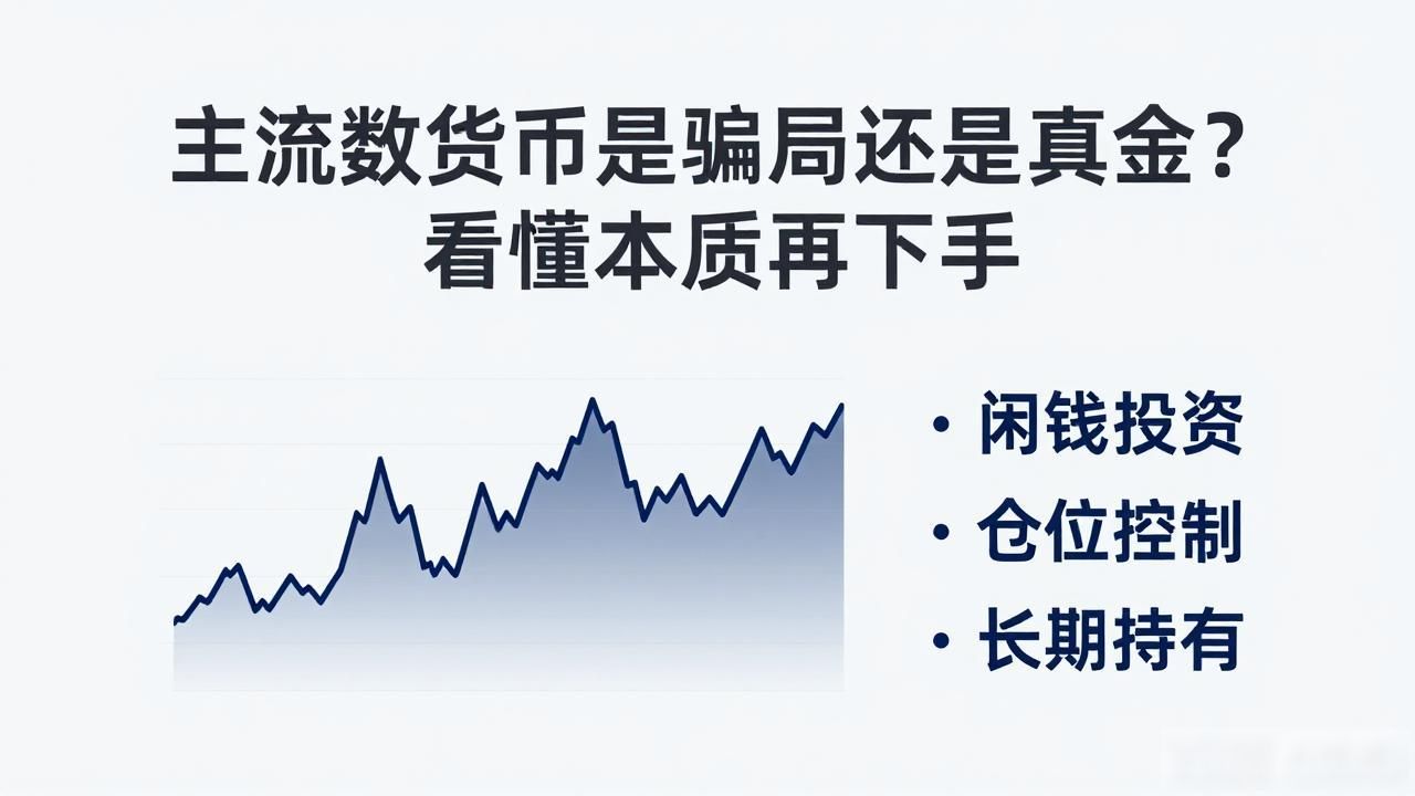 主流数字货币是骗局还是真金？看懂本质再下手
