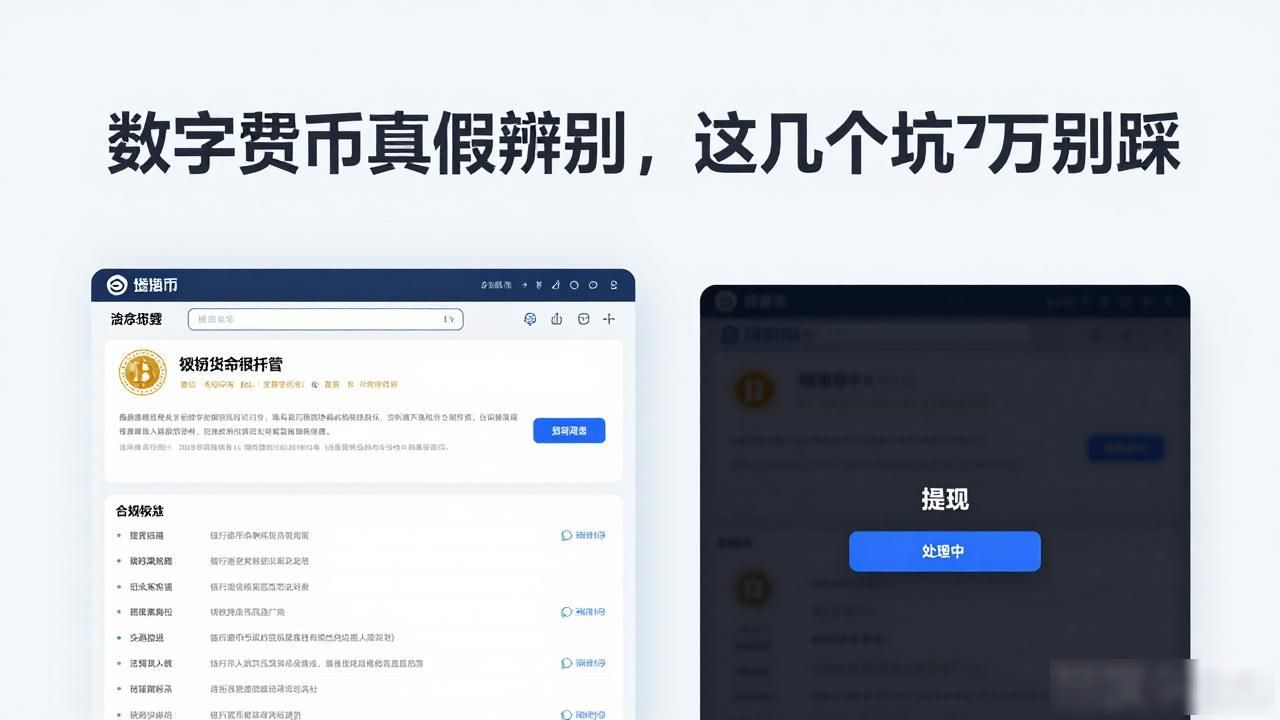 数字货币真假辨别，这几个坑千万别踩