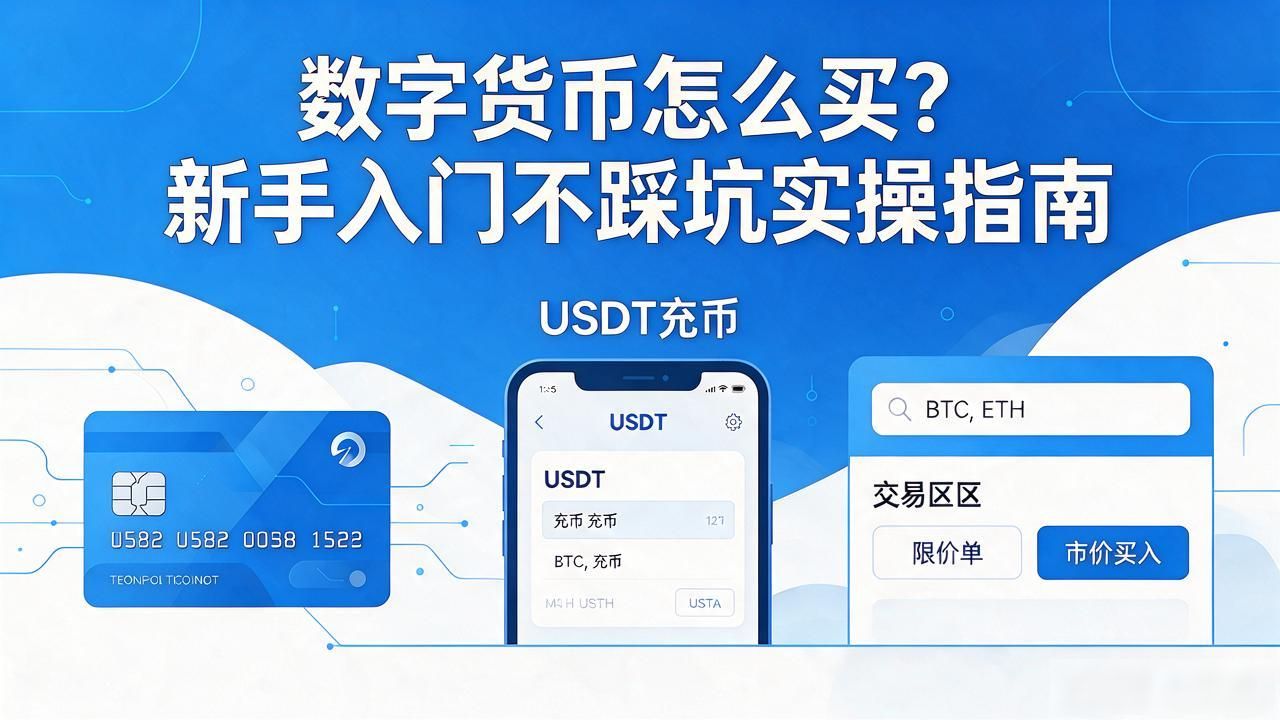 数字货币怎么买？新手入门不踩坑实操指南